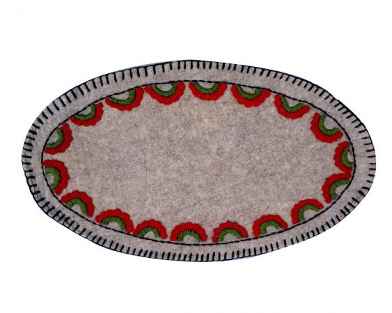 عرضه کنندگان فرش نمد قدیمی بیضی