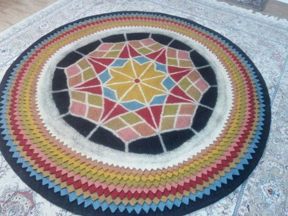 قیمت کارخانه ای فرش نمدی خوش نقش ایرانی
