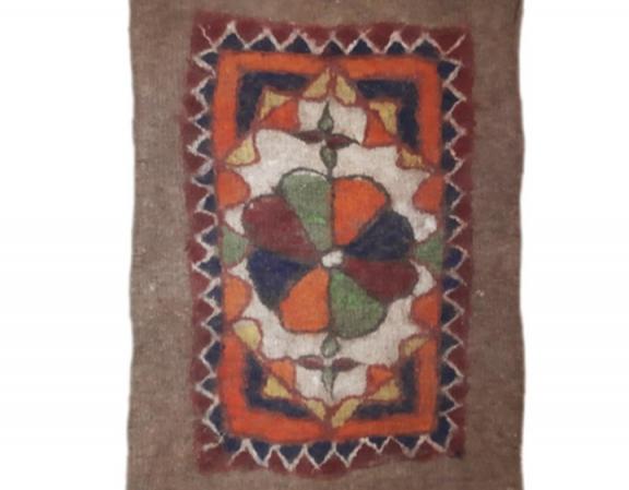 مراکز فروش فرش نمد خاکستری مدل آفتاب