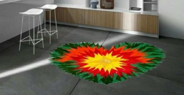 خرید بهترین فرش نمدی مدل آتش