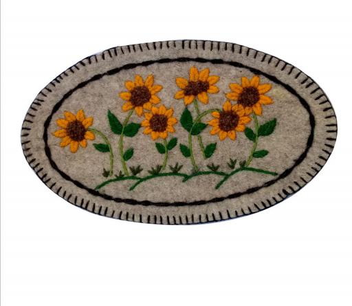 صادر کننده قالیچه نمدی طرح گل