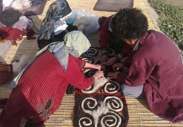 مراکز توزیع نمد ترکمنی صادراتی