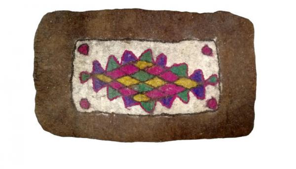 بر طرف کردن زبری نمد فرش مستطیل