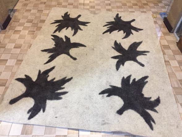 صادرات انواع زیرانداز نمدی پشمی شیک