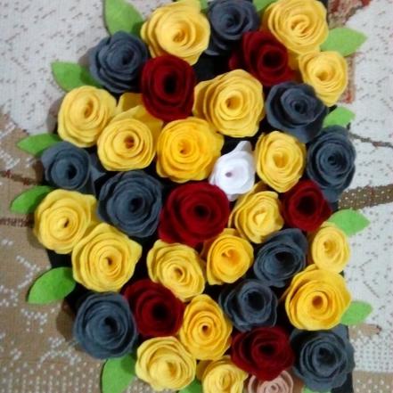 مشخصات پادری نمدی گل برجسته