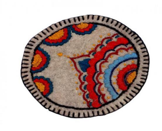 مراکز پخش فرش نمدی مدل آفتاب با دوخت عالی