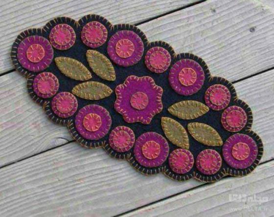 بررسی پشم بکار رفته در فرش نمدی مدرن