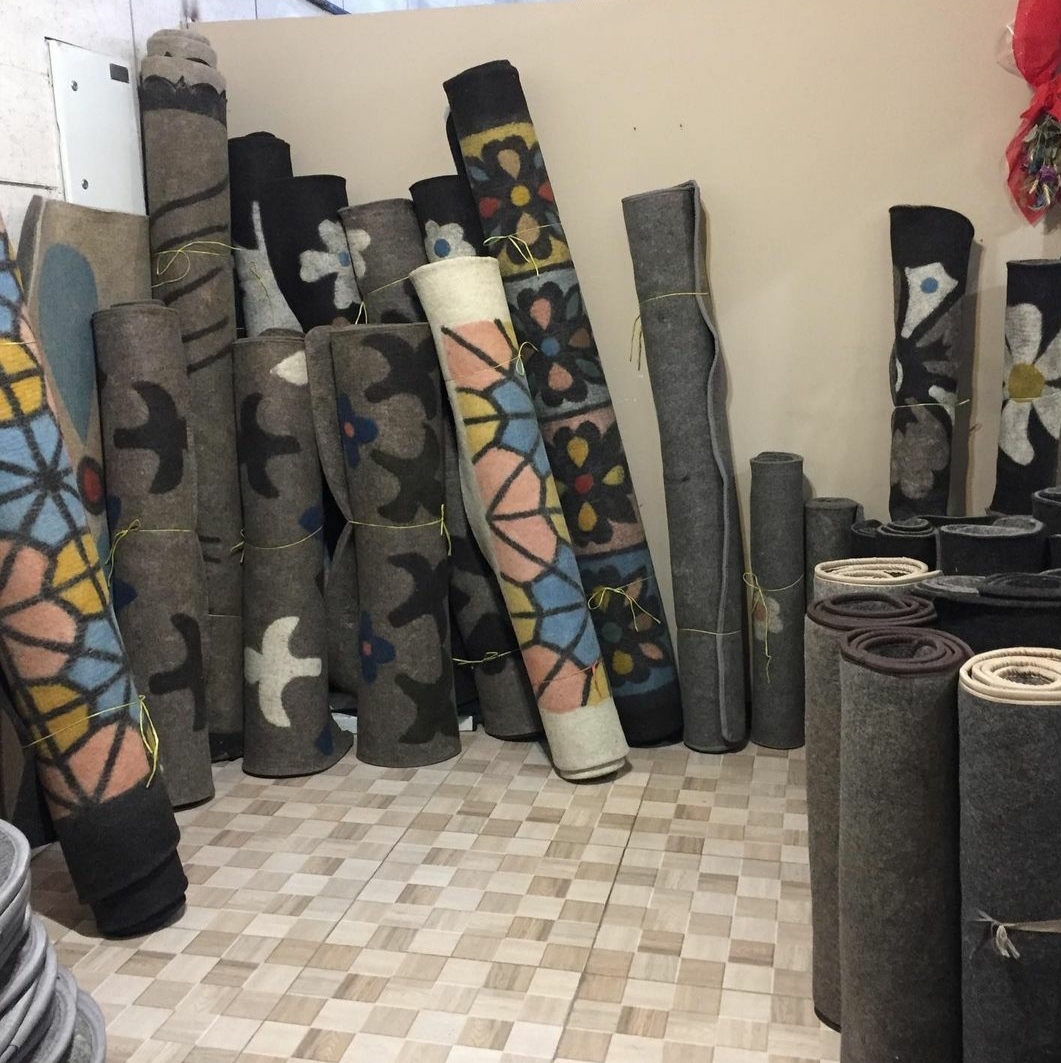 فروش عمده نمد فرش صادراتی