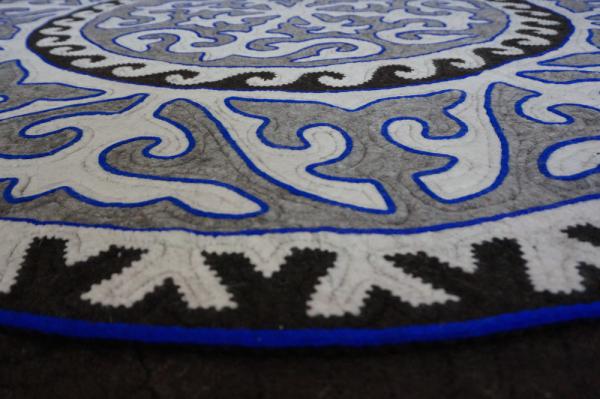 معیارهای انتخاب فرش نمدی سنتی دایره ای