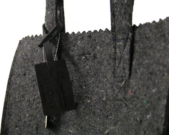 صادرات عمده کیف نمدی مشکی زیپ دار