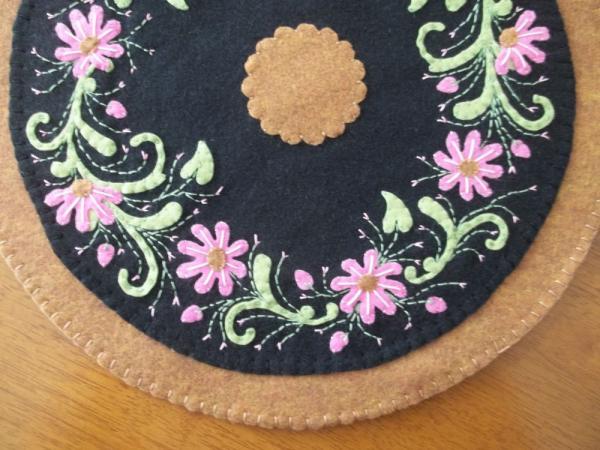 فروش عمده پادری نمدی گل برجسته باکیفیت