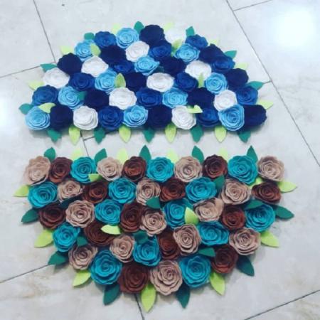 فروش ویژه برترین انواع پادری نمدی گل برجسته