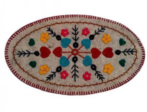 بررسی مشخصات پادری نمدی دست ساز سنتی