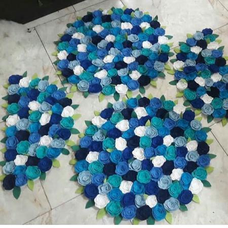 صادرات انواع پادری نمدی گل برجسته