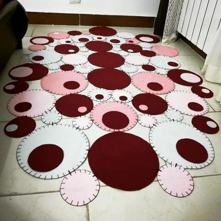 تولید مستقیم فرش نمدی فانتزی اعلا