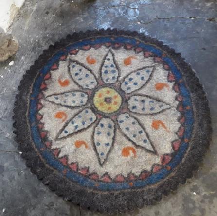 صادرات فرش نمدی قدیمی در تناژ بالا