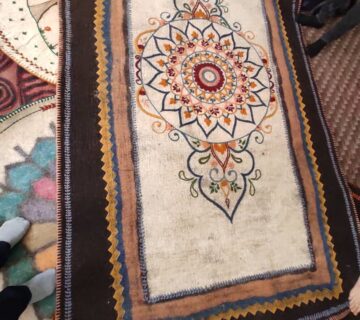 نمد سنتی ۲×۱ گلدوزی