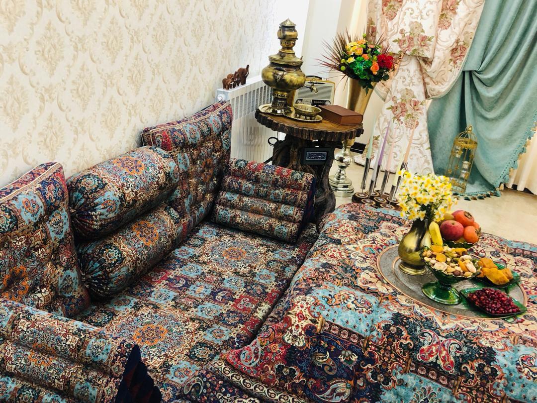 کناره و پشتی ترمه سنتی