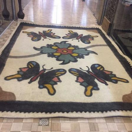 فروشنده فرش پادری نمدی صادراتی