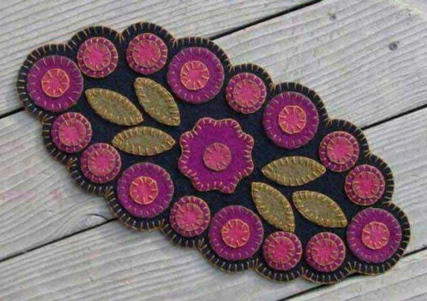 فروش مرغوب ترین پادری نمدی گل برجسته