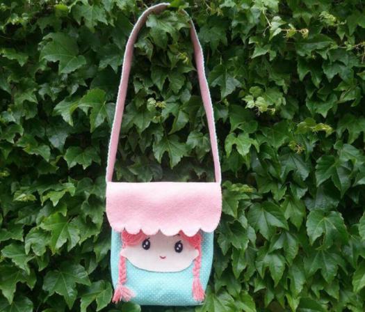 مرکز پخش کیف نمدی دخترانه ساده