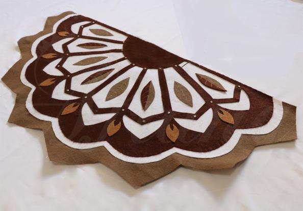 عرضه کنندگان انواع پادری نمدی گل برجسته