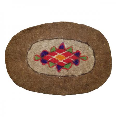 ویژگی های فرش نمد بافی ساده