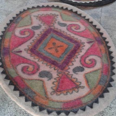 خرید عمده انواع پادری نمدی ترمه