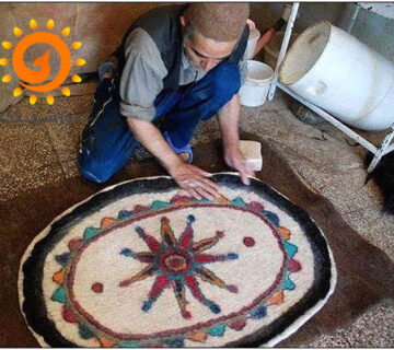 تشک نمدی بیضی