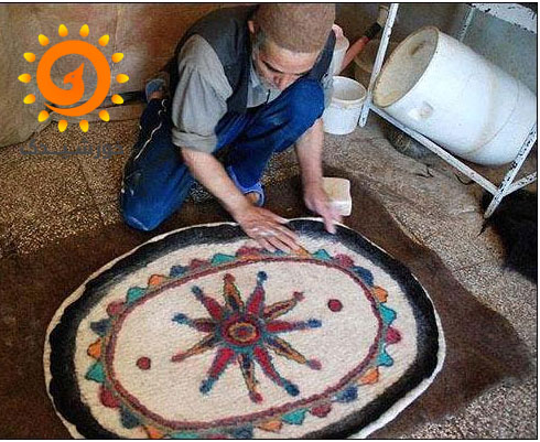 تشک نمدی بیضی