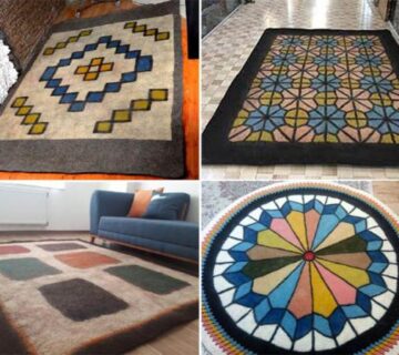 نمد فرش ممتاز دو متری