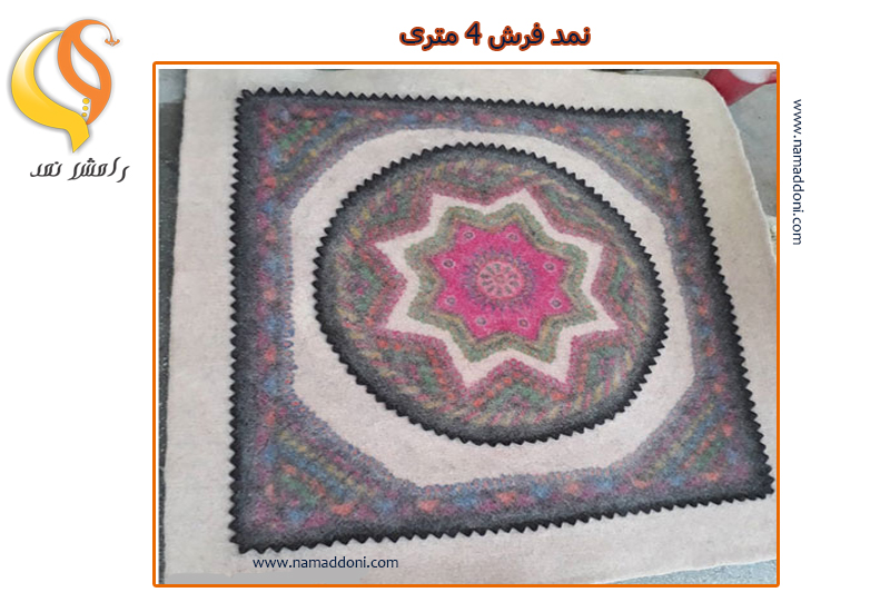 نمد با ساختار پشم شتر