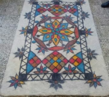 نمد با پشم سفید بره اعلا