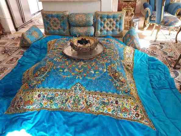 قیمت خرید لحاف کرسی ترمه یزدی