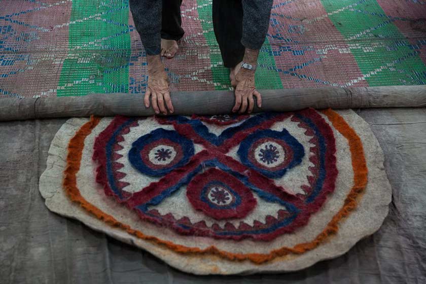 بازار نمد سنتی شهرکرد