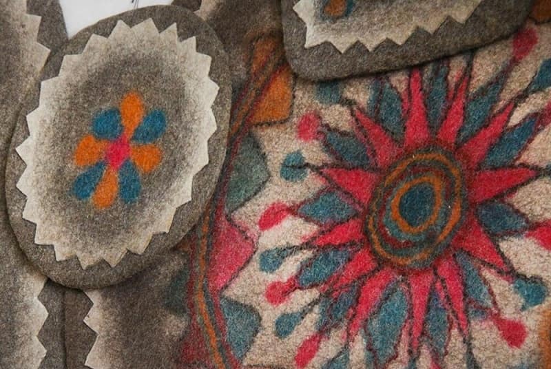 عرضه نمد سنتی کرمانشاه