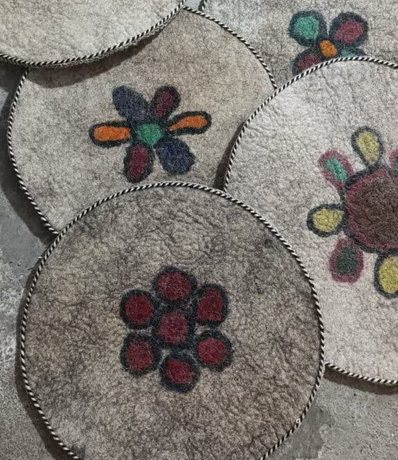 نمد گرد ترکمنی